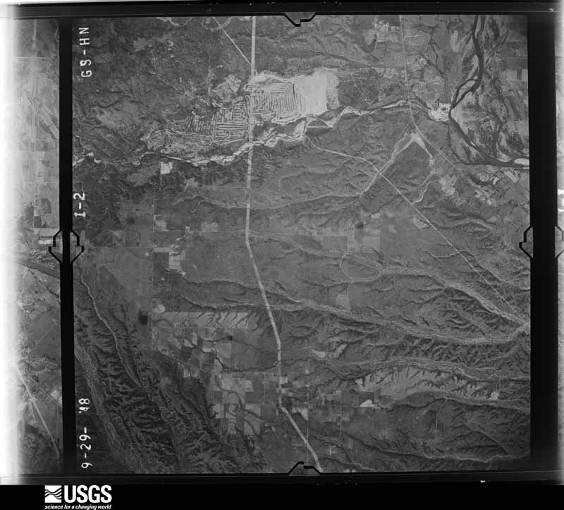 U.S. Geological Survey aerial photograph, 1948-09-29, scale 1:47200