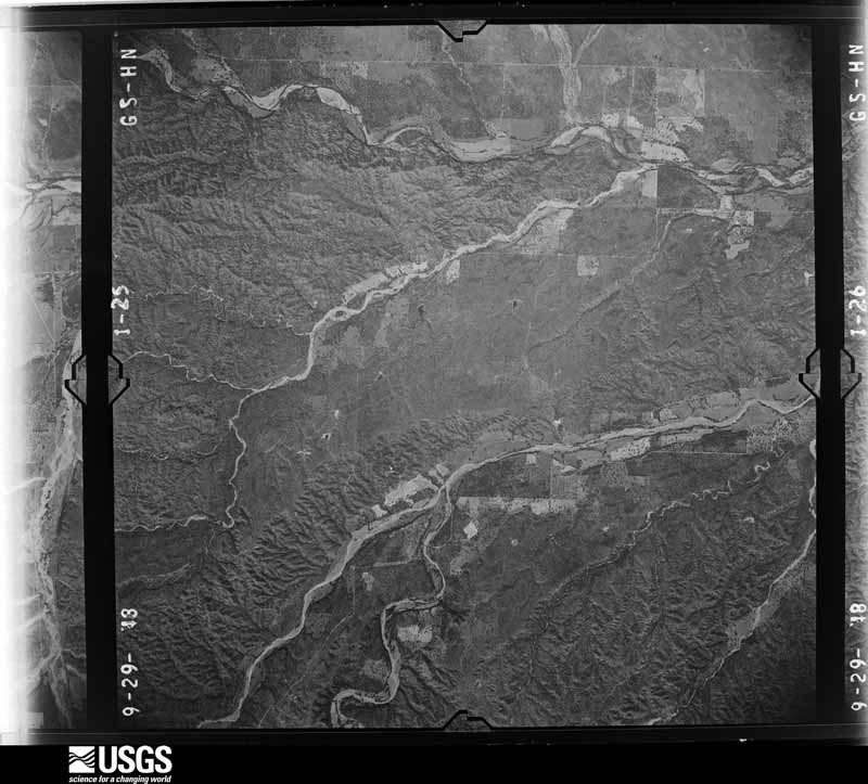 U.S. Geological Survey aerial photograph, 1948-09-29, scale 1:47200