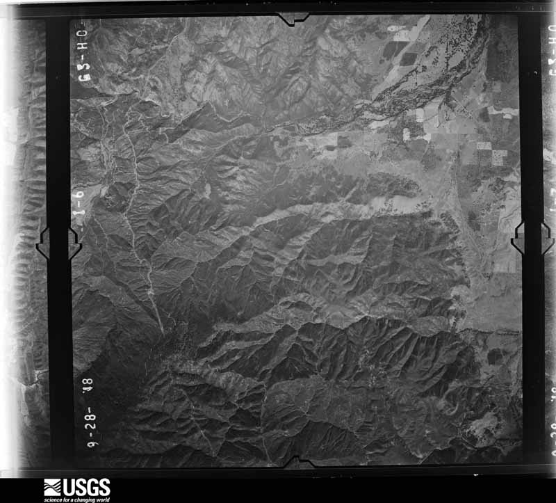 U.S. Geological Survey aerial photograph, 1948-09-28, scale 1:47200