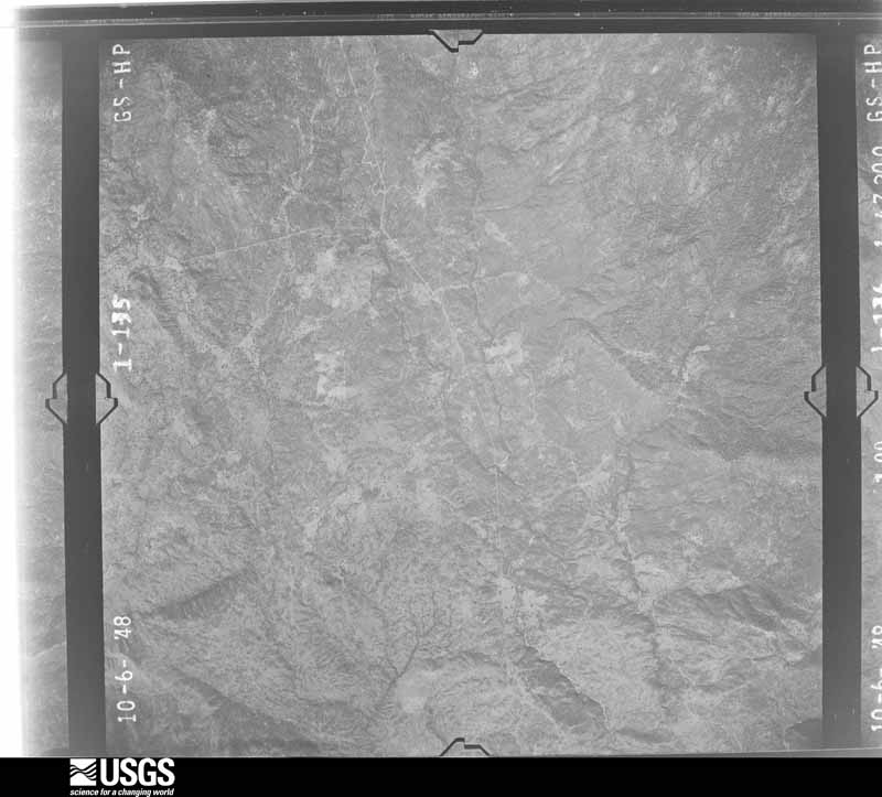 U.S. Geological Survey aerial photograph, 1948-10-01, scale 1:47200