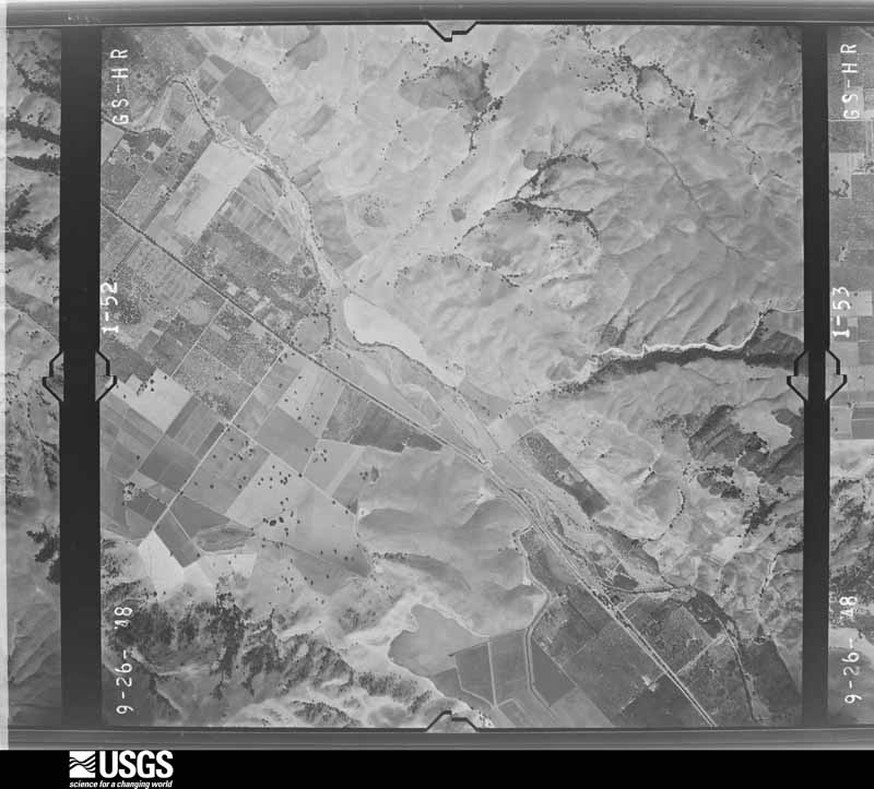 U.S. Geological Survey aerial photograph, 1948-09-26, scale 1:23600