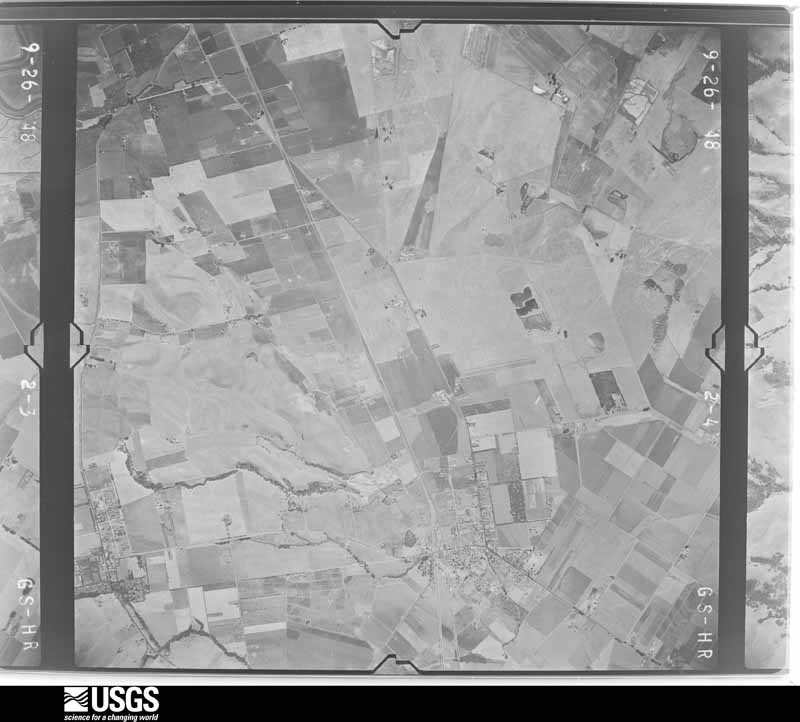 U.S. Geological Survey aerial photograph, 1948-09-26, scale 1:23600