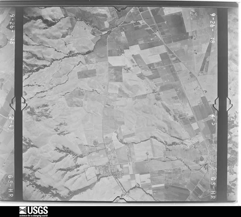 U.S. Geological Survey aerial photograph, 1948-09-26, scale 1:23600