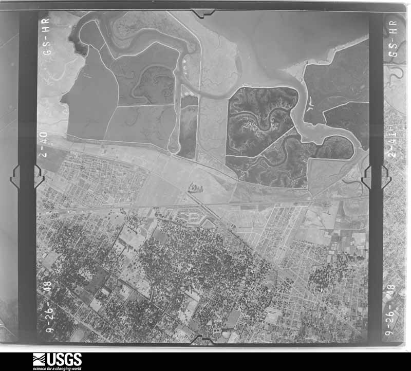 U.S. Geological Survey aerial photograph, 1948-09-26, scale 1:23600