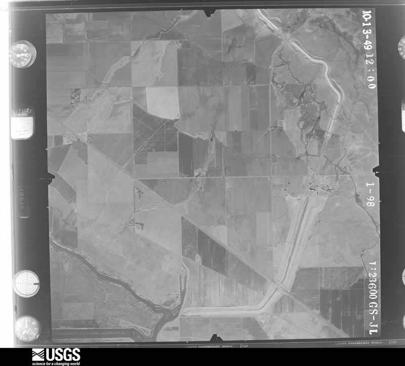 U.S. Geological Survey aerial photograph, 1949-10-01, scale 1:23600