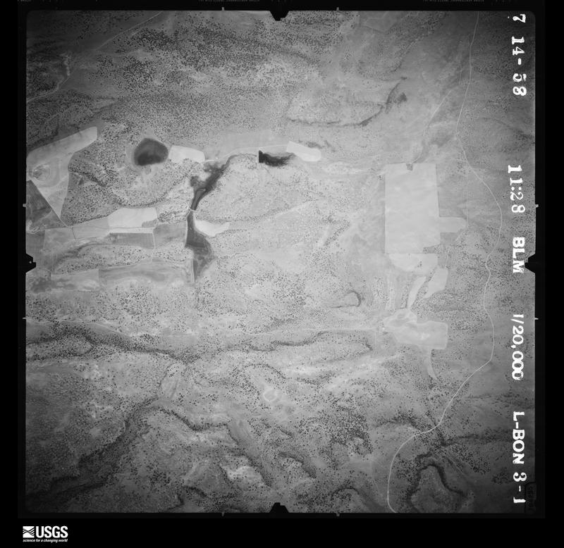 U.S. Geological Survey aerial photograph, 1958-07-14, scale 1:20000