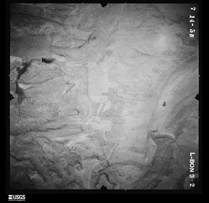 U.S. Geological Survey aerial photograph, 1958-07-14, scale 1:20000
