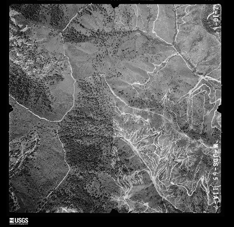 U.S. Geological Survey aerial photograph, 1965-07-10, scale 1:12000