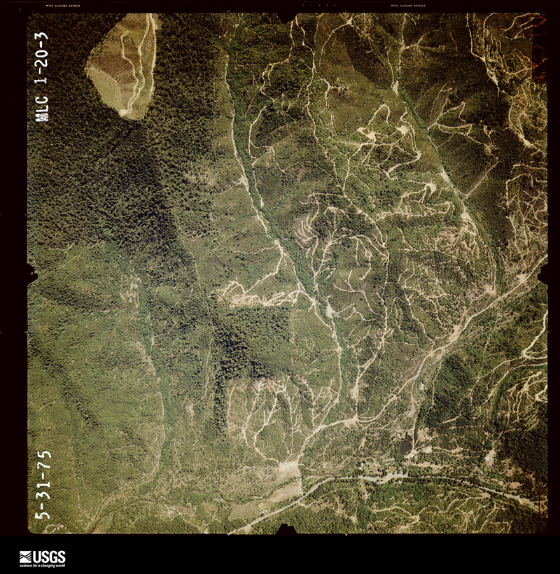 U.S. Geological Survey aerial photograph, 1975-05-31, scale 1:12000