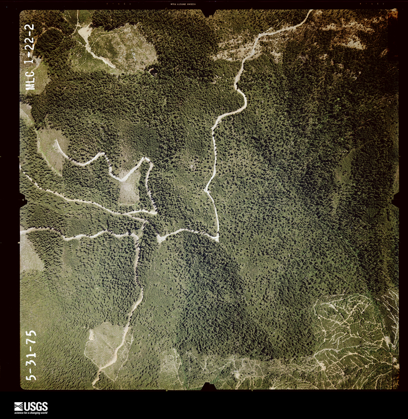 U.S. Geological Survey aerial photograph, 1975-05-31, scale 1:12000