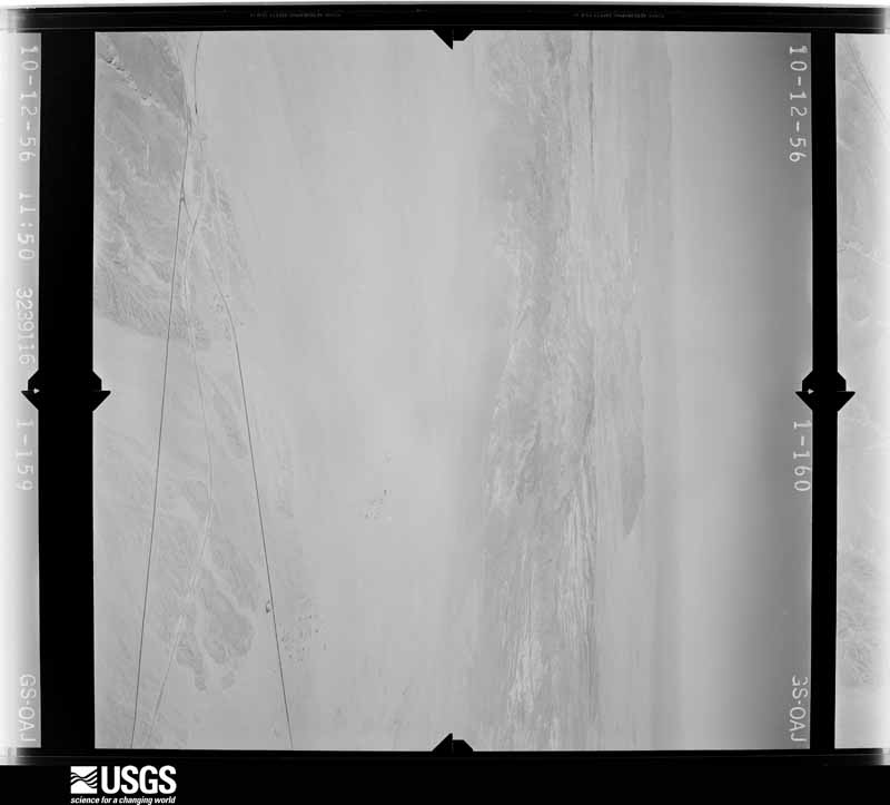 U.S. Geological Survey aerial photograph, 1956-10-10, scale 1:14500