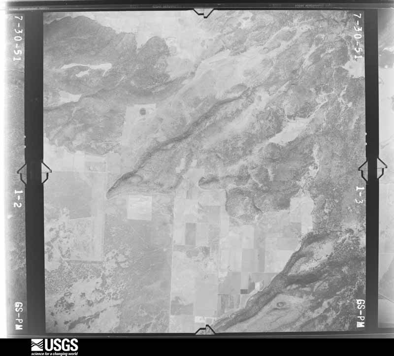 U.S. Geological Survey aerial photograph, 1951-07-01, scale 1:47200