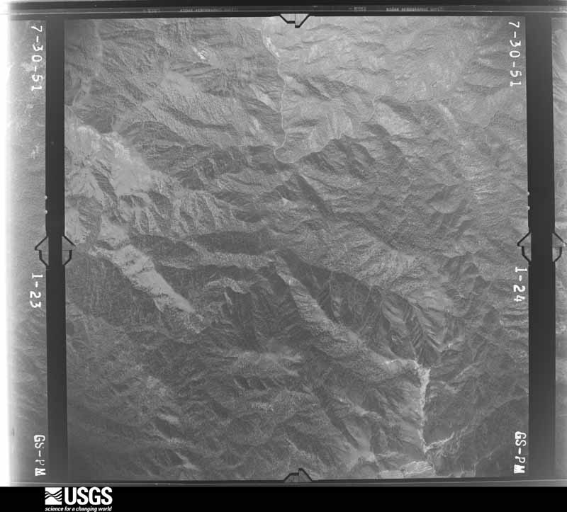 U.S. Geological Survey aerial photograph, 1951-07-01, scale 1:47200