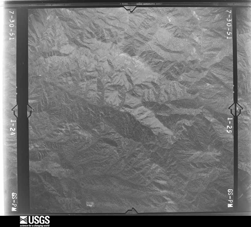 U.S. Geological Survey aerial photograph, 1951-07-01, scale 1:47200