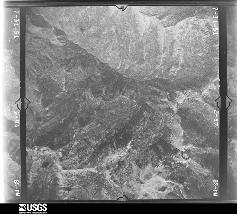 U.S. Geological Survey aerial photograph, 1951-07-01, scale 1:47200
