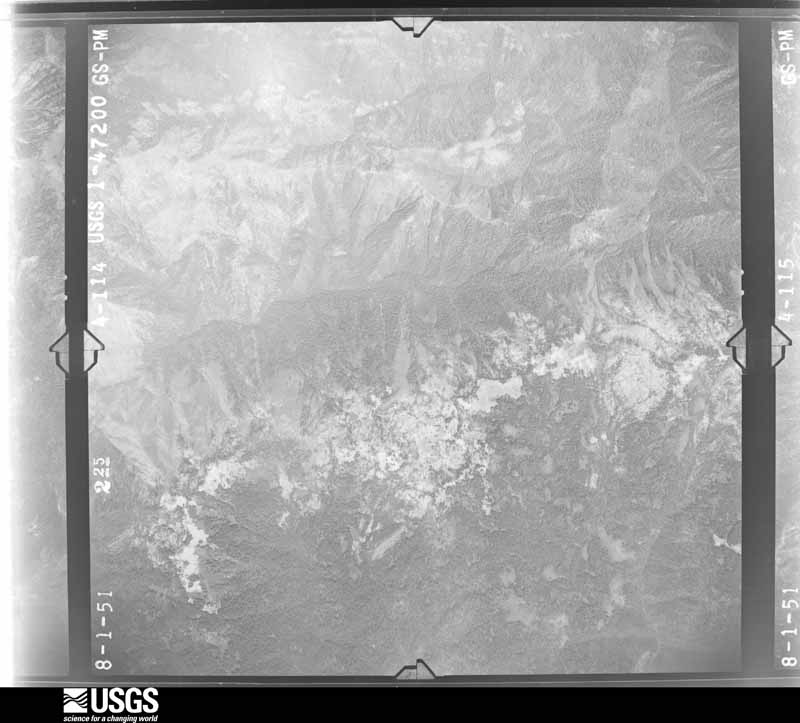 U.S. Geological Survey aerial photograph, 1951-07-01, scale 1:47200