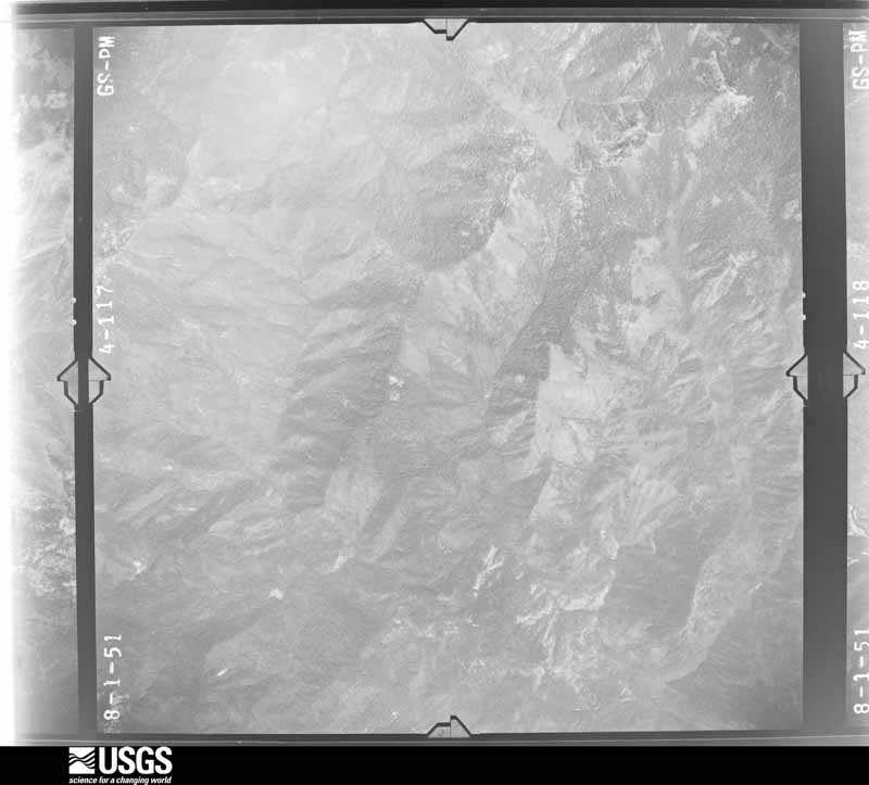 U.S. Geological Survey aerial photograph, 1951-07-01, scale 1:47200