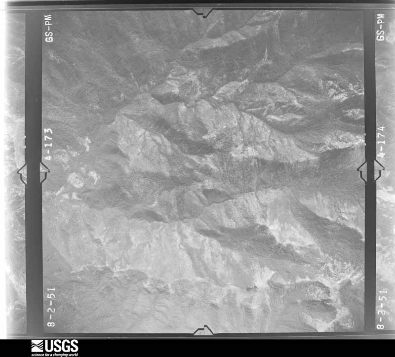 U.S. Geological Survey aerial photograph, 1951-07-01, scale 1:47200