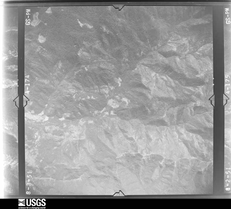 U.S. Geological Survey aerial photograph, 1951-07-01, scale 1:47200