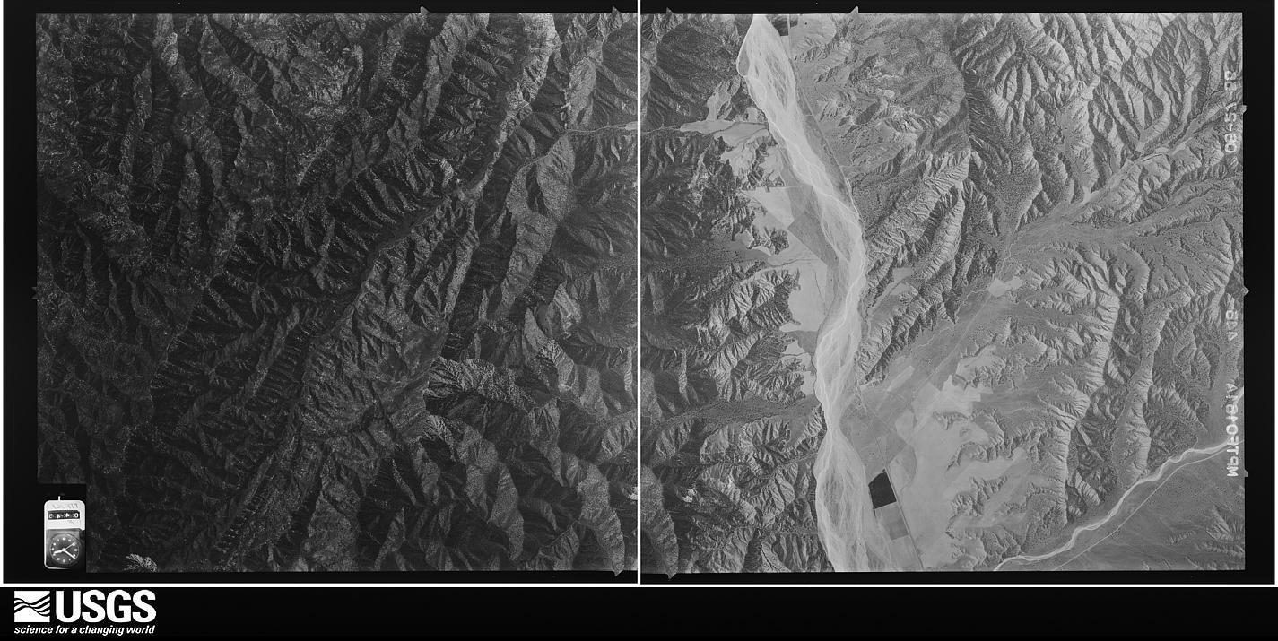 U.S. Geological Survey aerial photograph, 1956-06-27, scale 1:34000