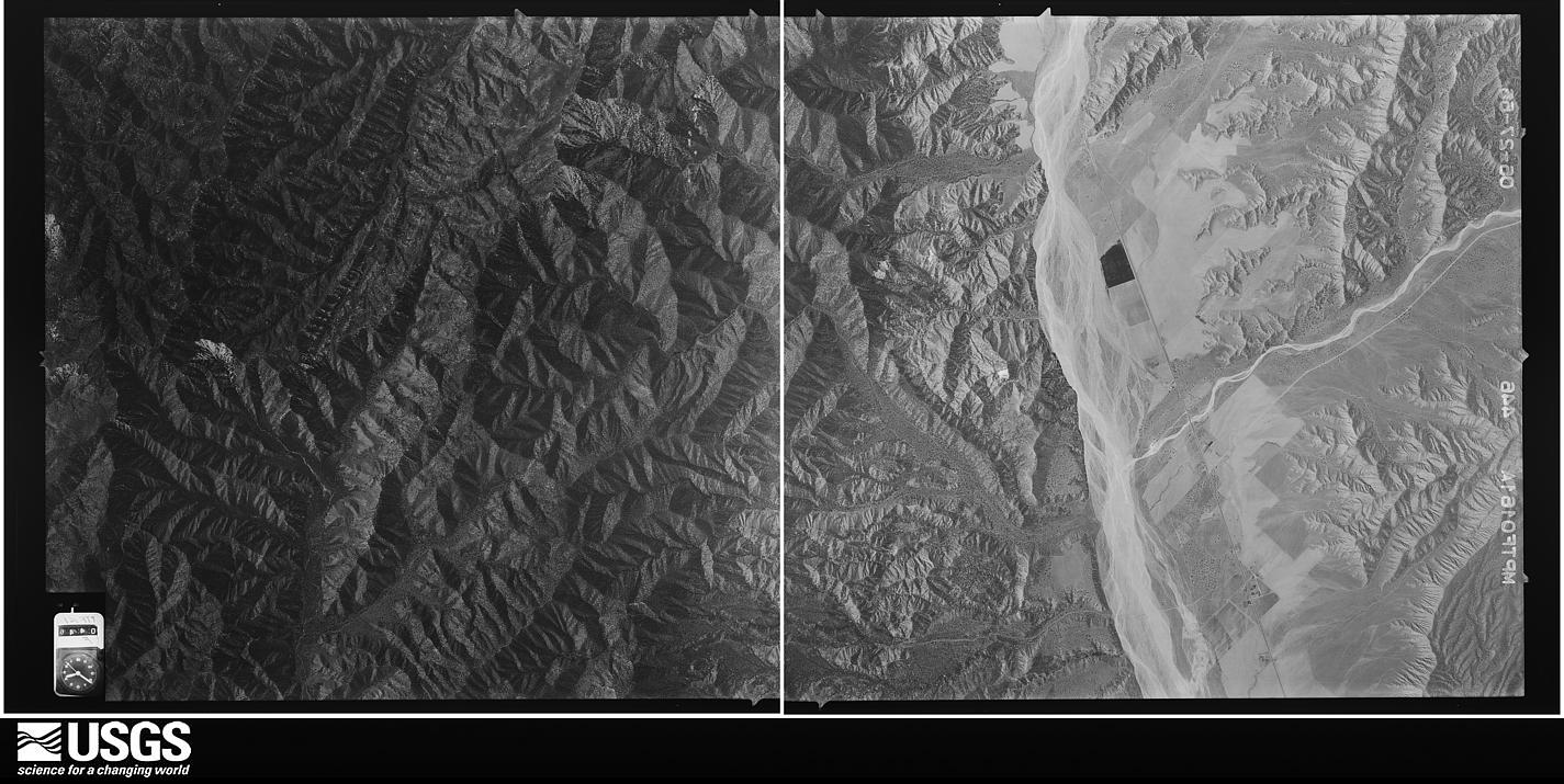 U.S. Geological Survey aerial photograph, 1956-06-27, scale 1:34000
