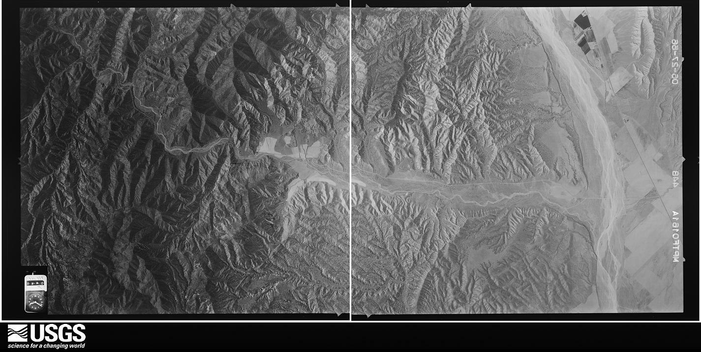 U.S. Geological Survey aerial photograph, 1956-06-27, scale 1:34000