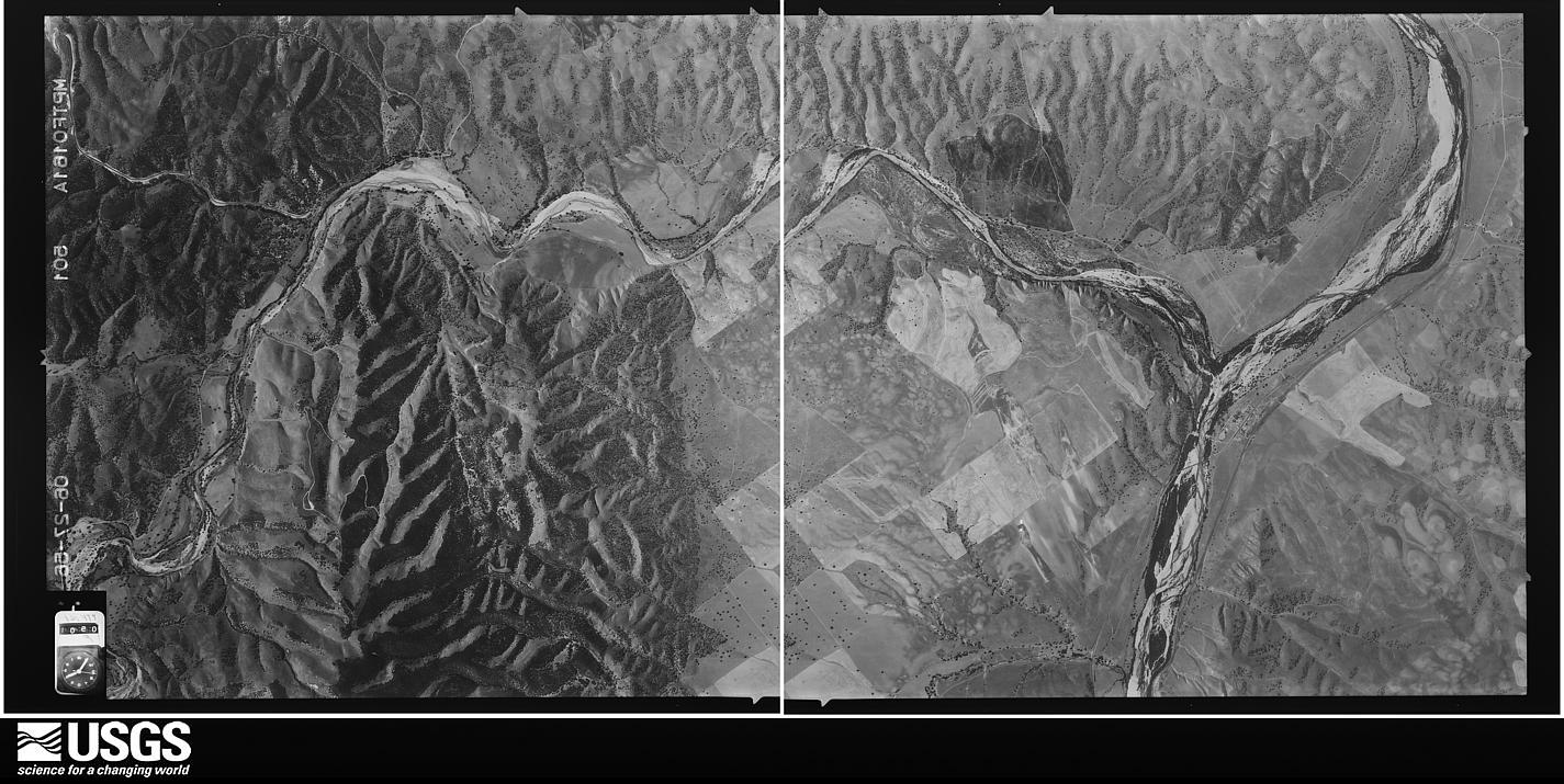 U.S. Geological Survey aerial photograph, 1956-06-27, scale 1:34000