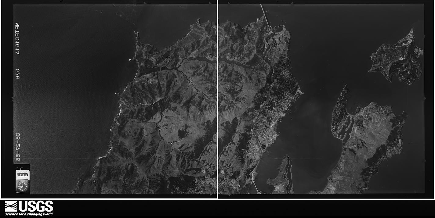 U.S. Geological Survey aerial photograph, 1956-06-27, scale 1:34000
