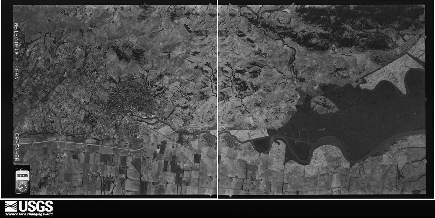 U.S. Geological Survey aerial photograph, 1956-06-27, scale 1:34000