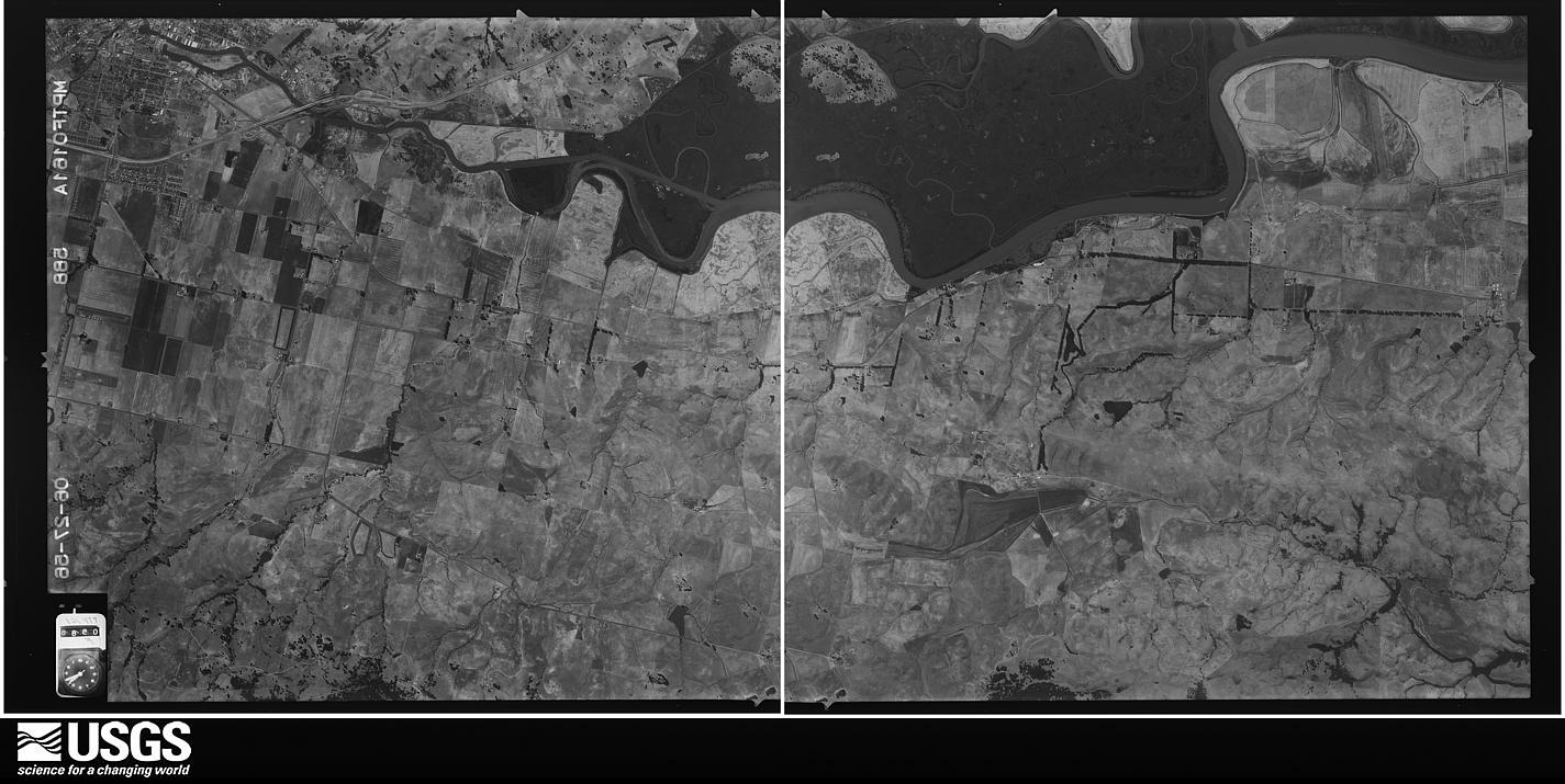 U.S. Geological Survey aerial photograph, 1956-06-27, scale 1:34000