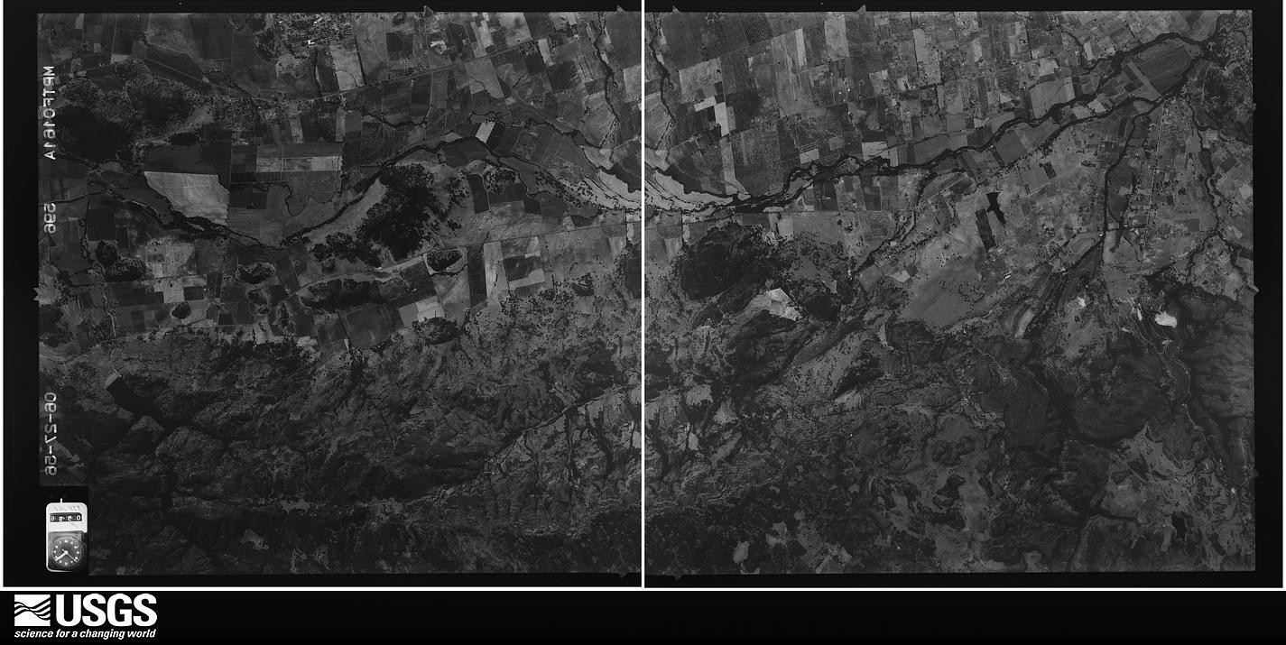 U.S. Geological Survey aerial photograph, 1956-06-27, scale 1:34000