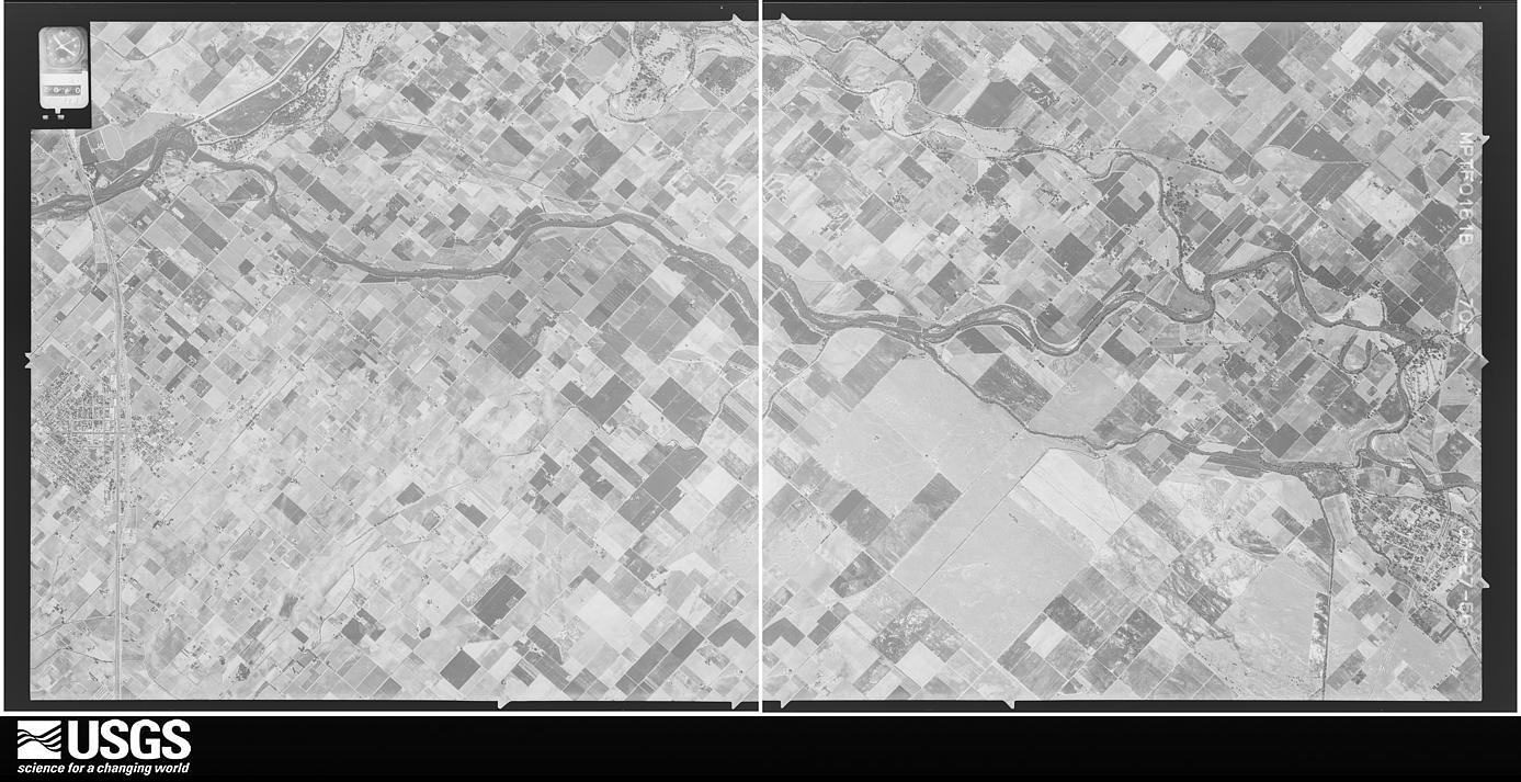 U.S. Geological Survey aerial photograph, 1956-06-27, scale 1:34000
