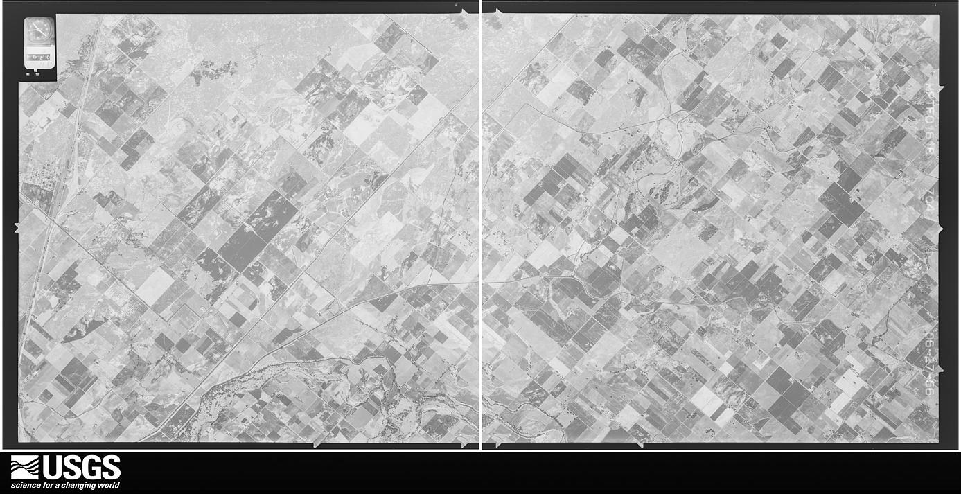 U.S. Geological Survey aerial photograph, 1956-06-27, scale 1:34000