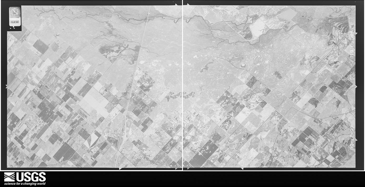U.S. Geological Survey aerial photograph, 1956-06-27, scale 1:34000