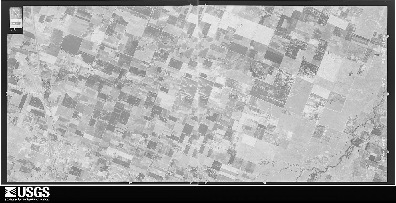 U.S. Geological Survey aerial photograph, 1956-06-27, scale 1:34000