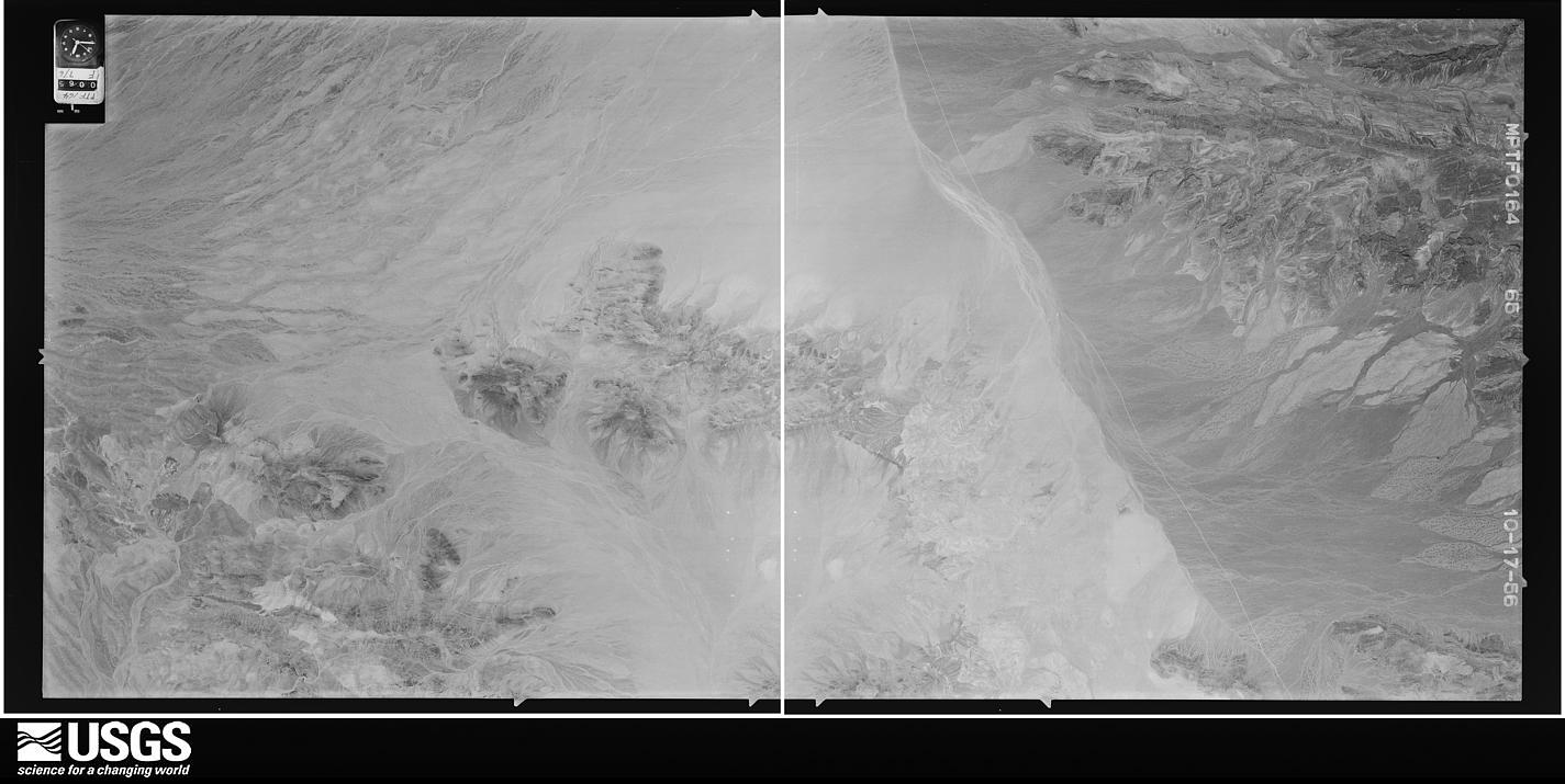 U.S. Geological Survey aerial photograph, 1956-10-17, scale 1:32500