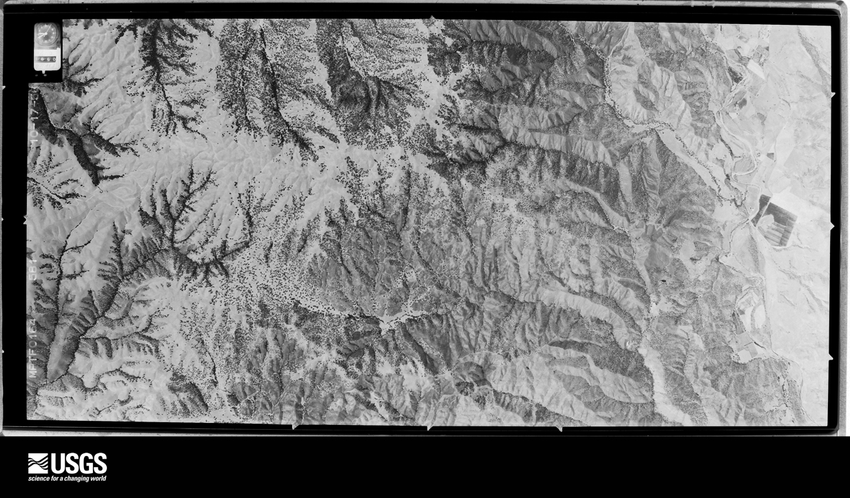 U.S. Geological Survey aerial photograph, 1956-10-17, scale 1:32500