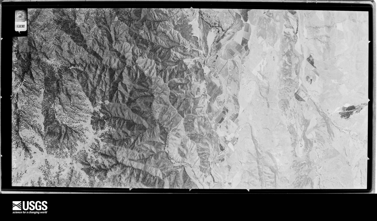 U.S. Geological Survey aerial photograph, 1956-10-17, scale 1:32500