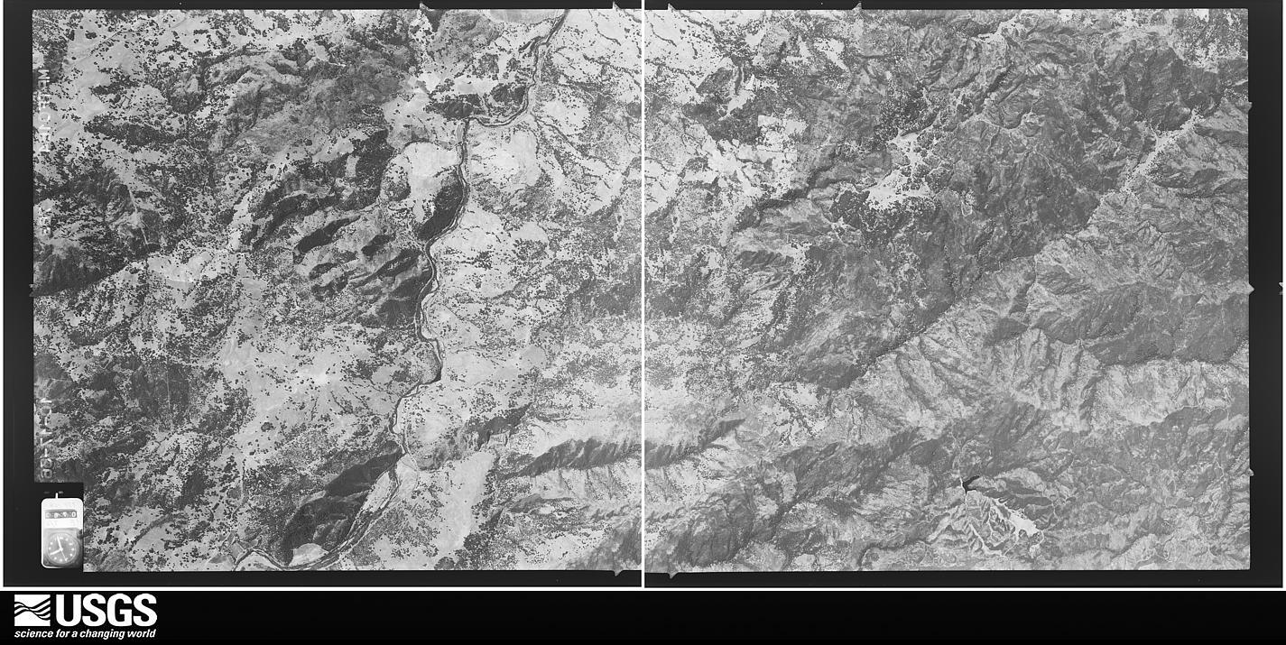 U.S. Geological Survey aerial photograph, 1956-10-17, scale 1:32500