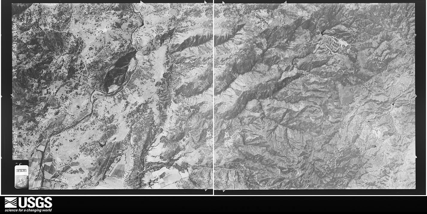 U.S. Geological Survey aerial photograph, 1956-10-17, scale 1:32500