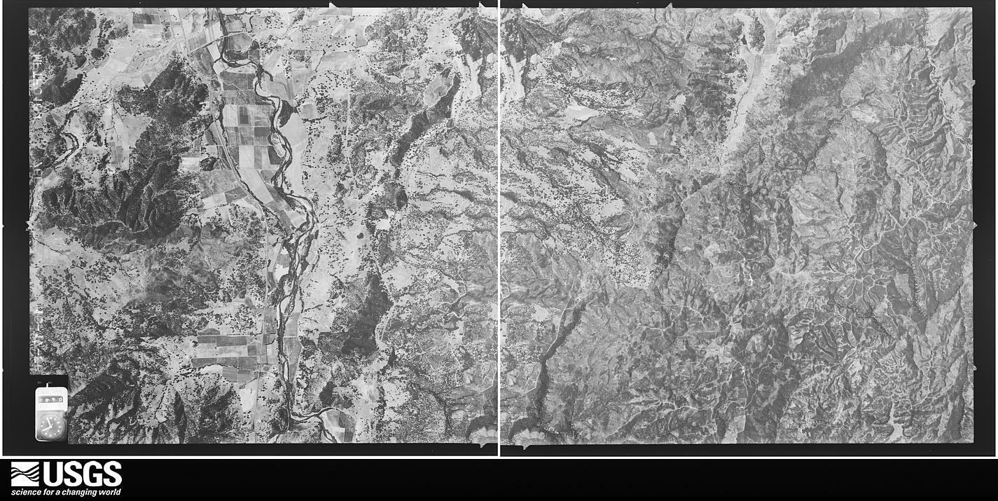 U.S. Geological Survey aerial photograph, 1956-10-17, scale 1:32500