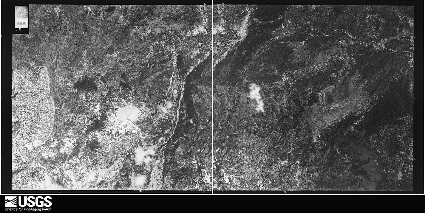 U.S. Geological Survey aerial photograph, 1956-10-17, scale 1:32500