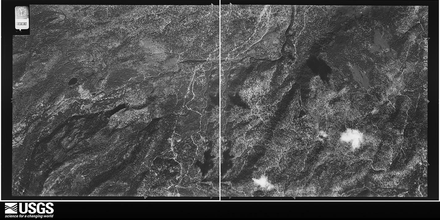 U.S. Geological Survey aerial photograph, 1956-10-17, scale 1:32500
