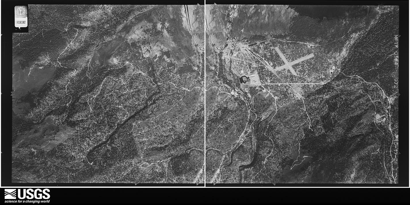 U.S. Geological Survey aerial photograph, 1956-10-17, scale 1:32500