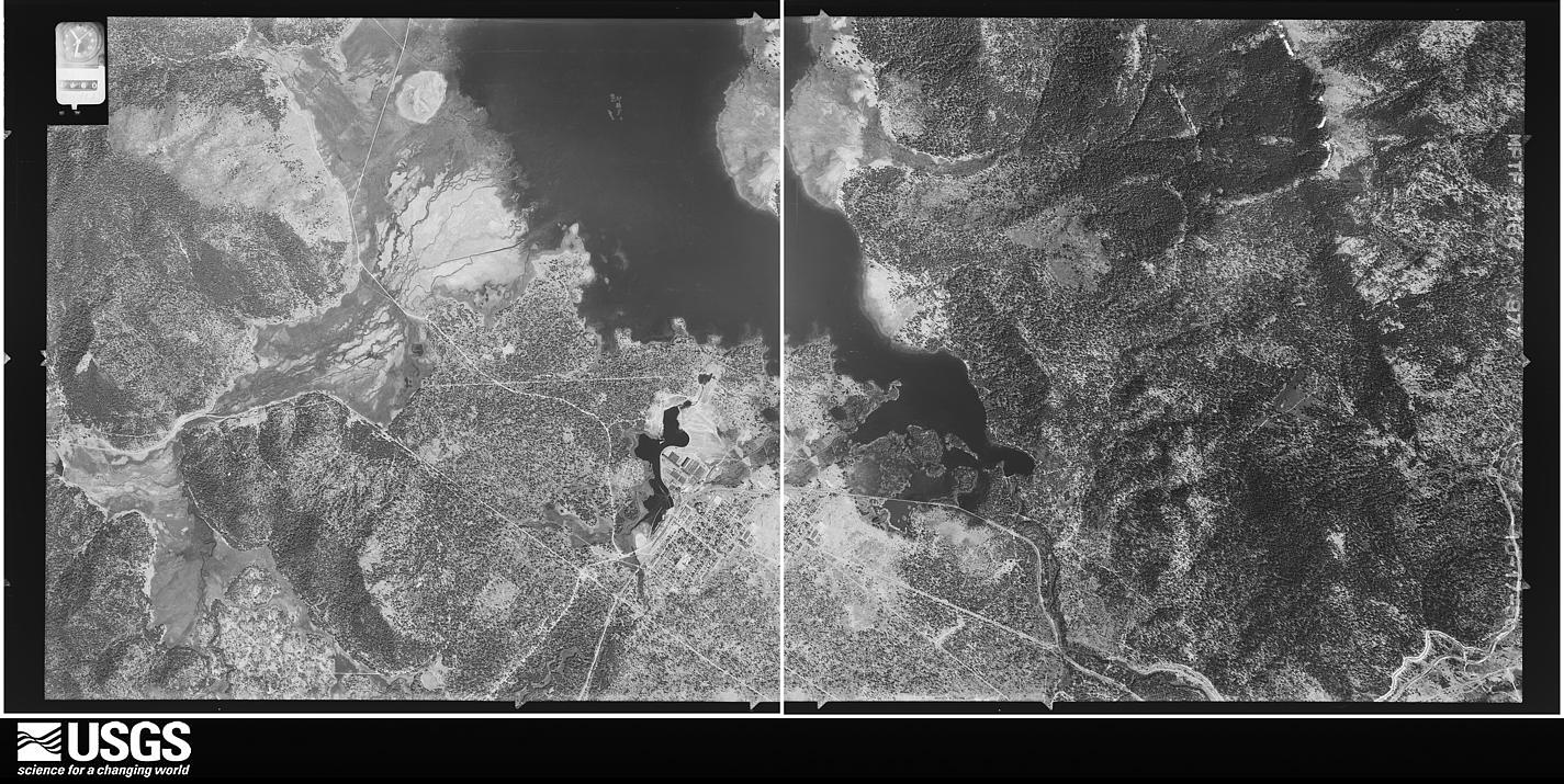 U.S. Geological Survey aerial photograph, 1956-10-17, scale 1:32500