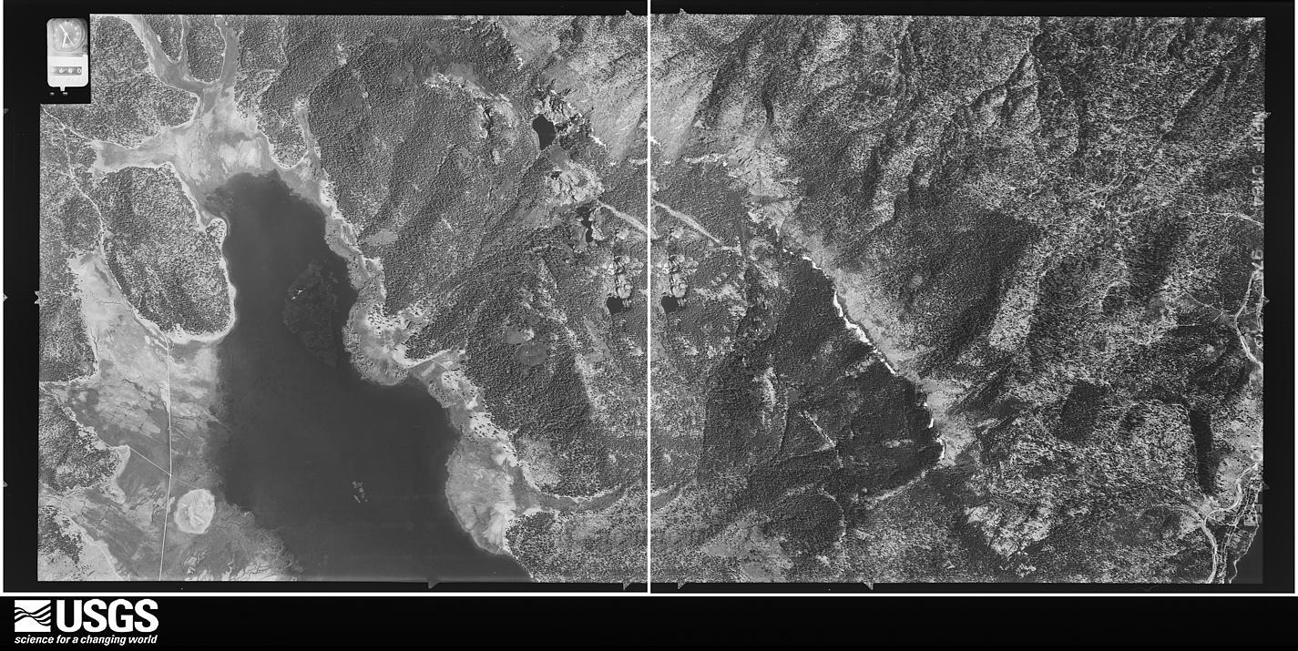 U.S. Geological Survey aerial photograph, 1956-10-17, scale 1:32500