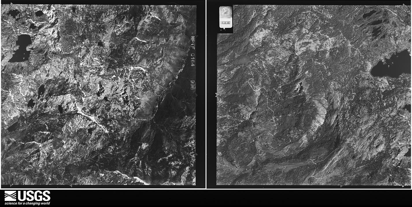 U.S. Geological Survey aerial photograph, 1956-10-17, scale 1:32500