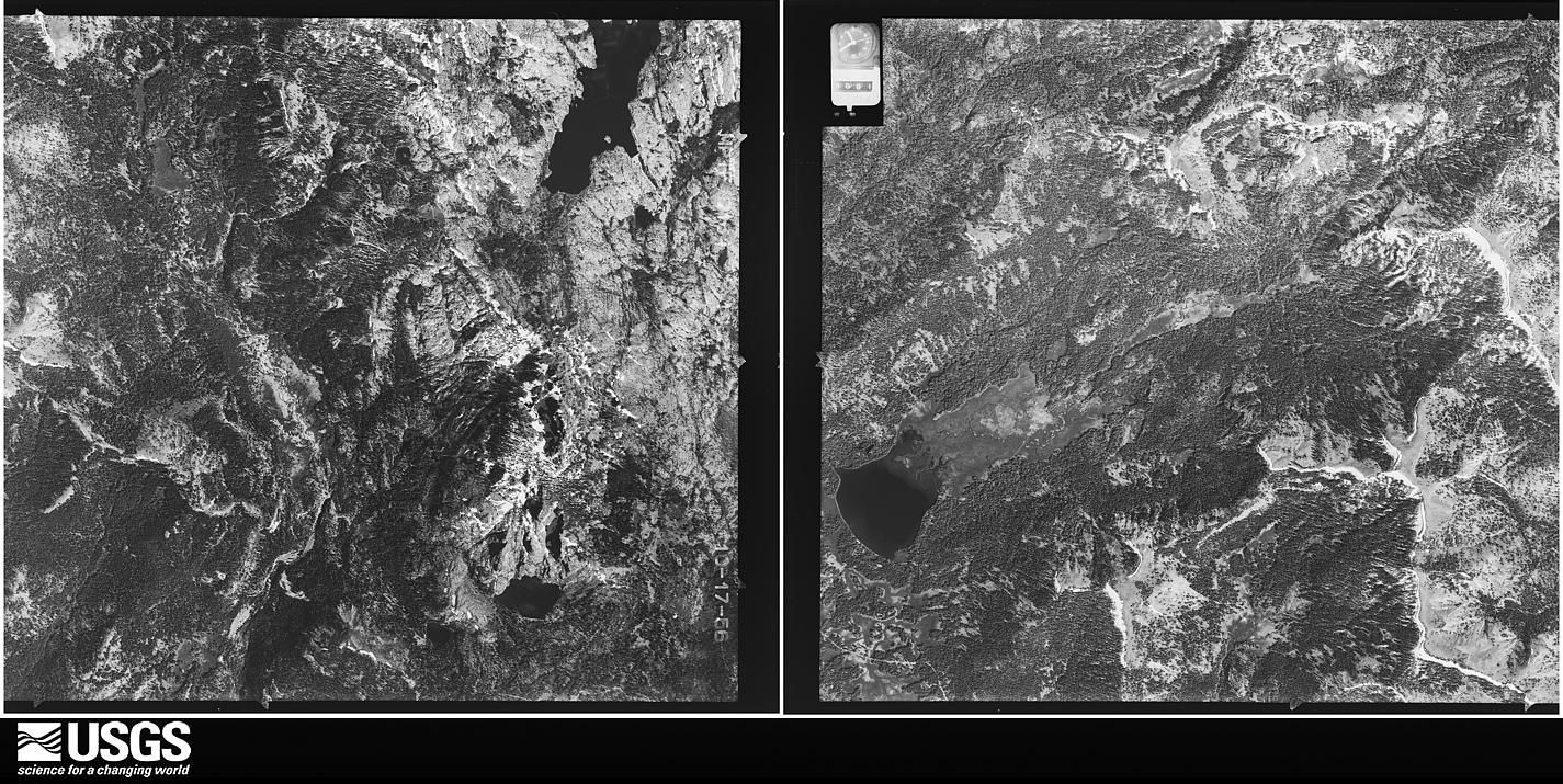 U.S. Geological Survey aerial photograph, 1956-10-17, scale 1:32500