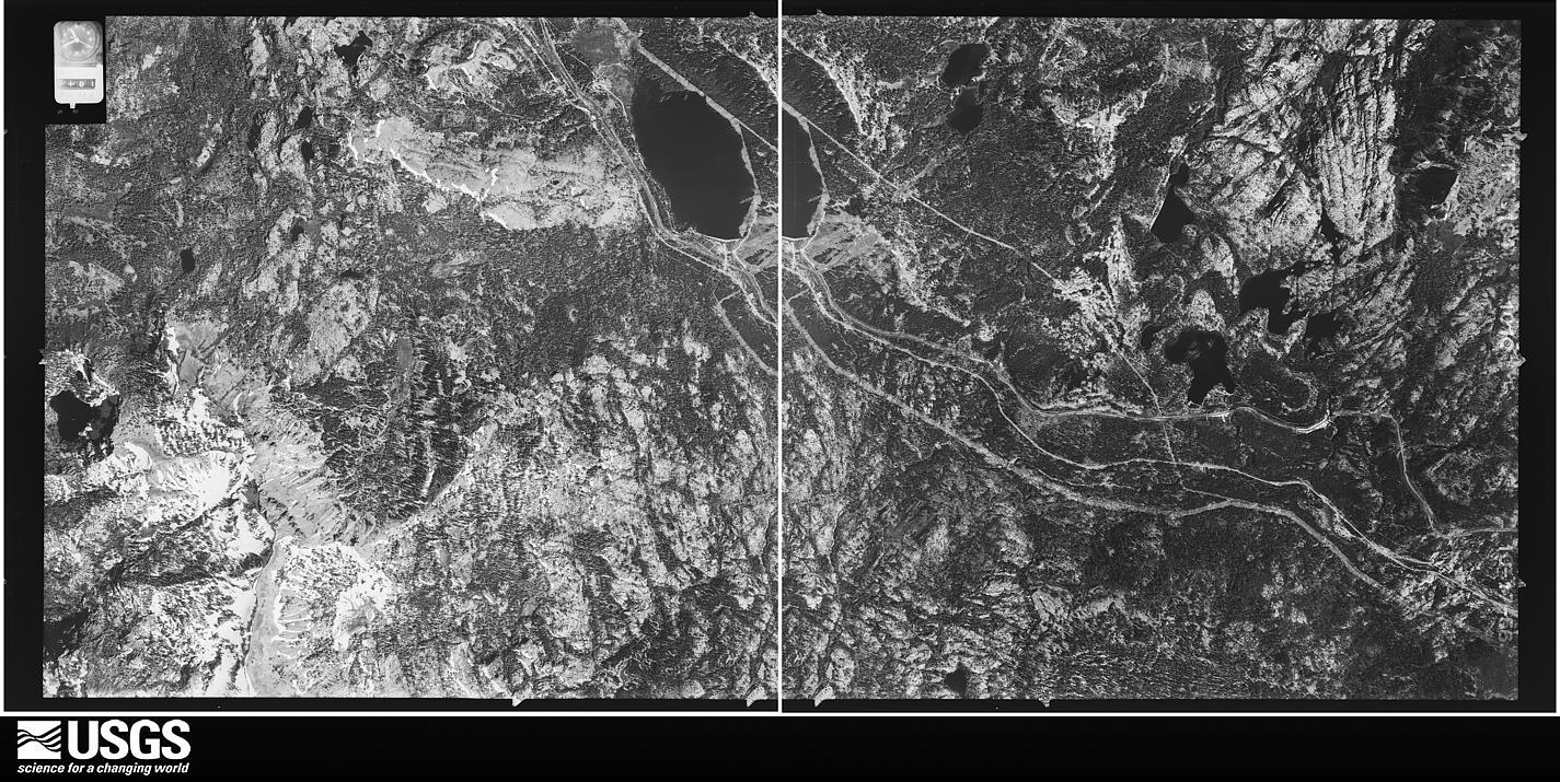 U.S. Geological Survey aerial photograph, 1956-10-17, scale 1:32500