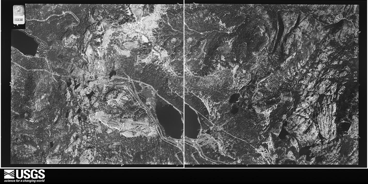 U.S. Geological Survey aerial photograph, 1956-10-17, scale 1:32500